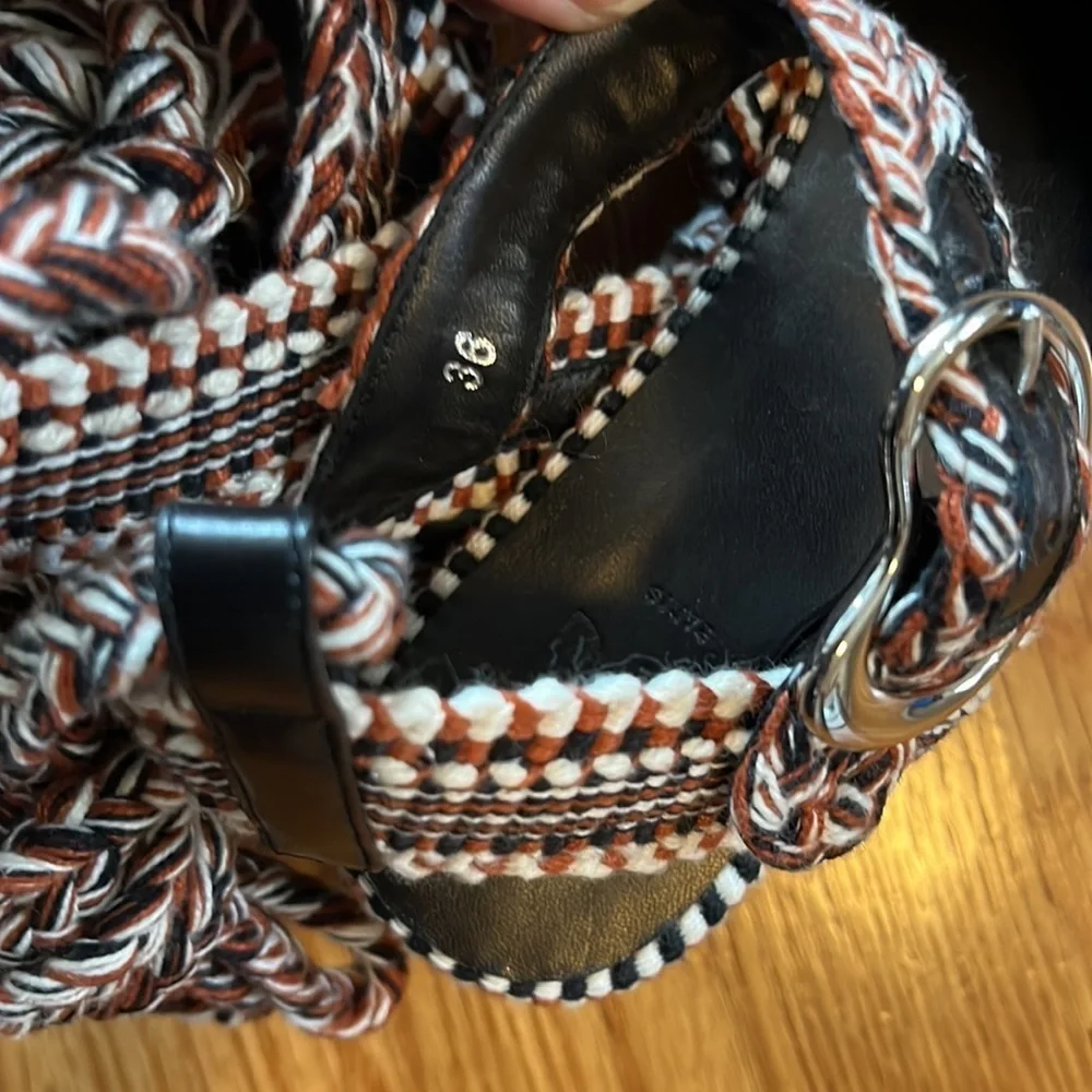 Free People x Amambaih Beatriz Wrap Sandals Size 36 EU NEW